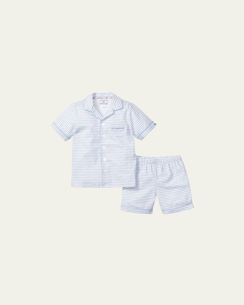 Kid's La Mer Classic Pajama Shorts Set, Size 6M-14